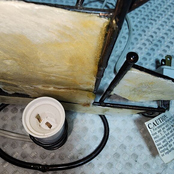 STAINED GLASS SAILBOAT LIGHTHOUSE LIGHT UP SUN CATCHER DECOR - Picture 6 of 7